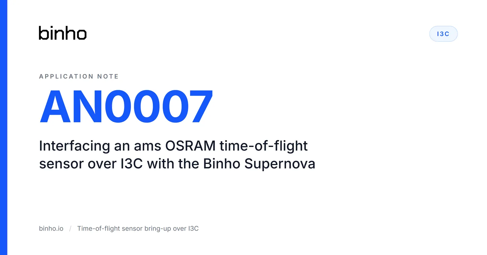 Exploring I3C HDR-DDR on the ams OSRAM TMF8829