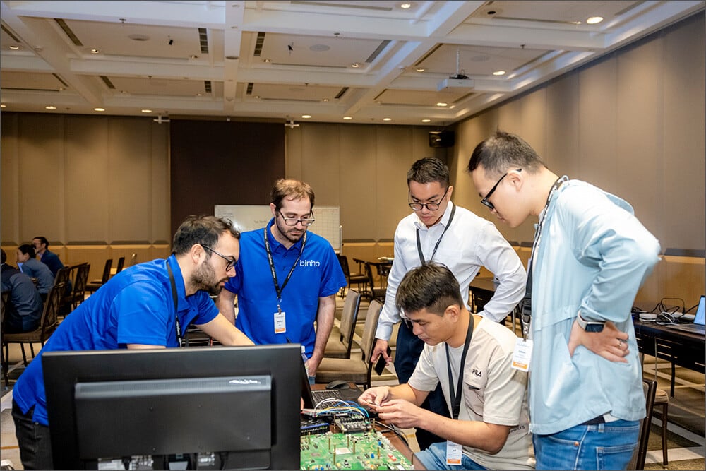 Binho at the MIPI I3C Plugfest in Taipei, 2024