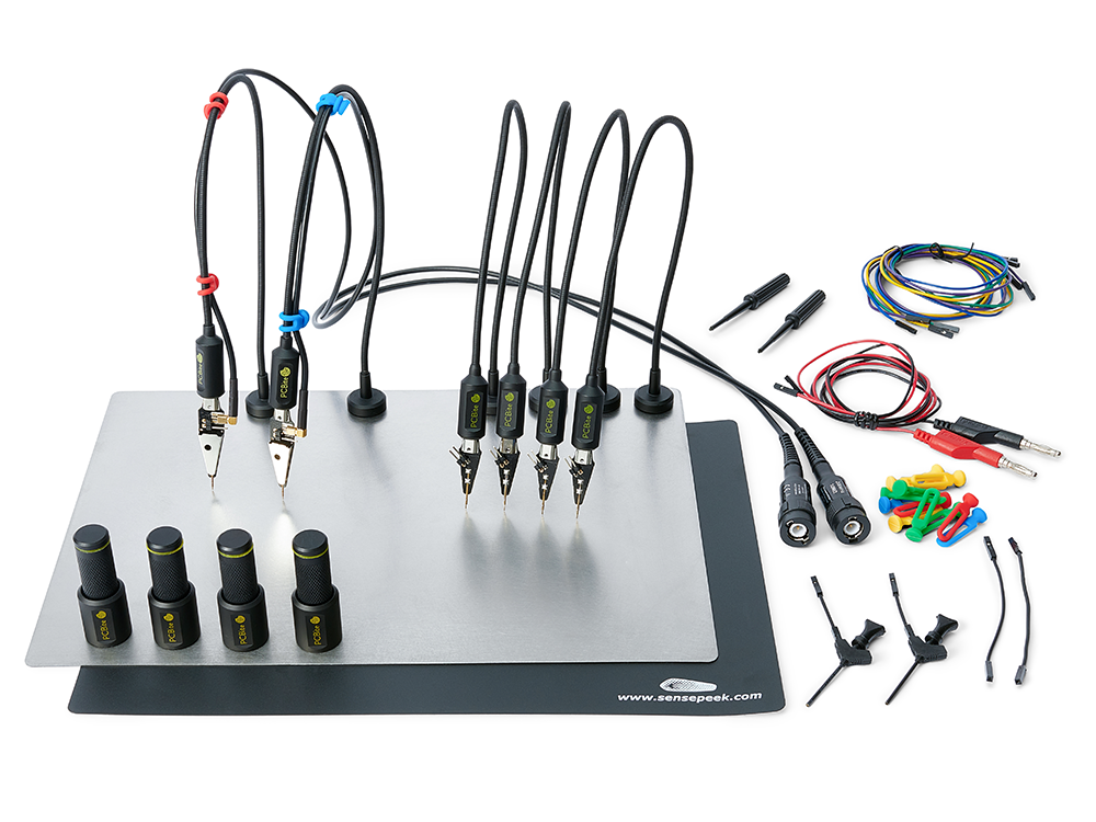 PCBite Kit with 2x 200MHz and 4x SP10 Probes
